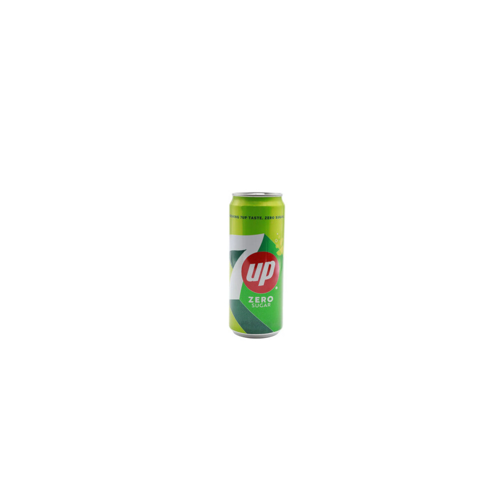 Seven Up Diet Carbonated Water 330ml Tablet Box