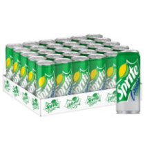 Sprite Zero Sugar Carbonated Water 250ml Carton Box 30 Pieces