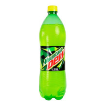 Mountain Dew Carbonated Water 1.25 Liter Piece