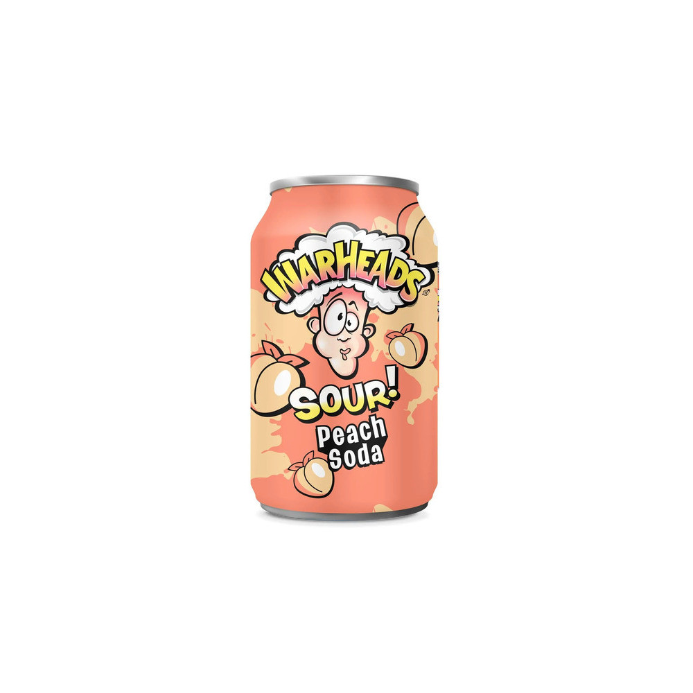 Warheads Soda With Peach 355ml