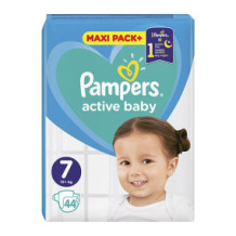 Pampers Active Baby baby diaper 7 size 44 pcs