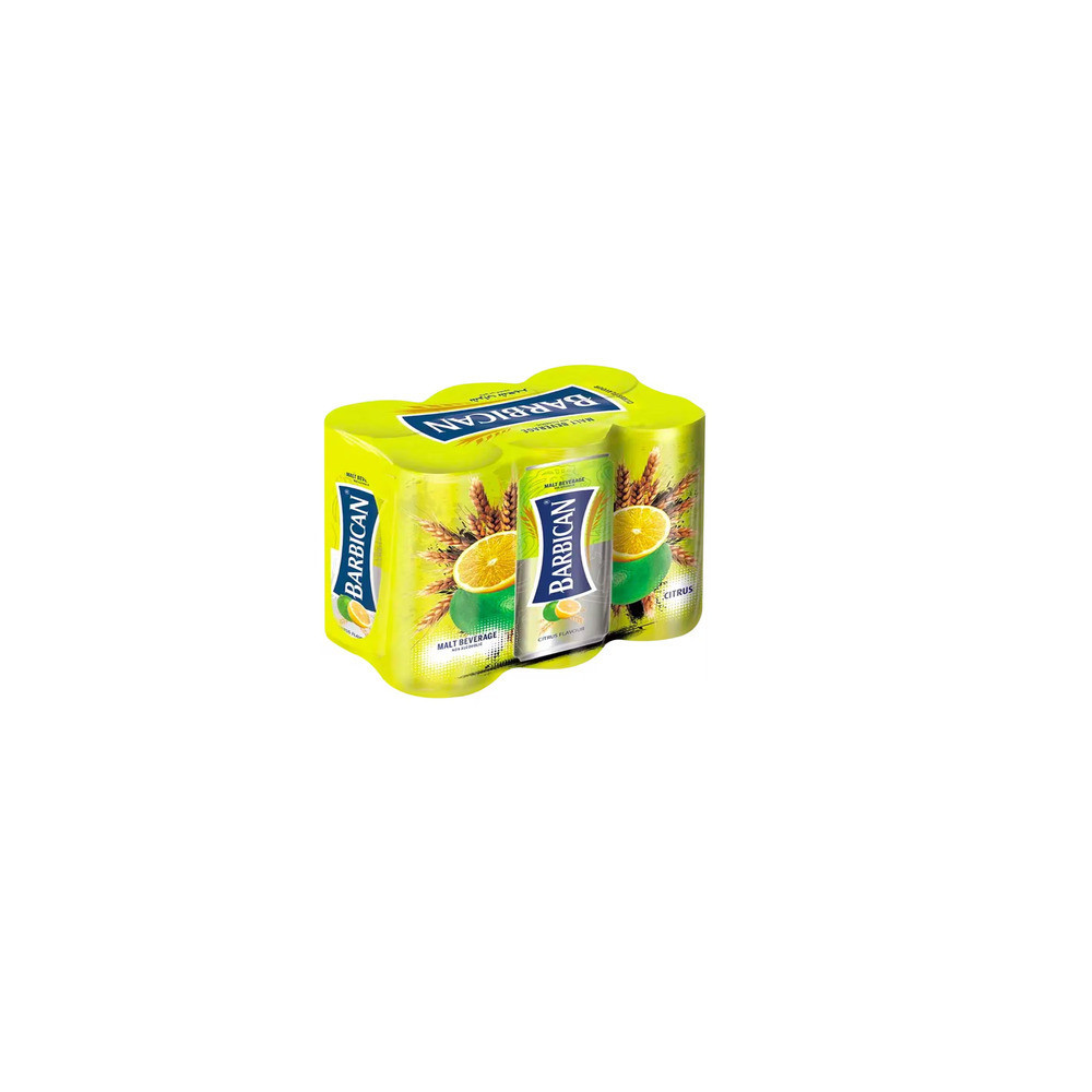 Barbican Citrus Malt Drink 330ml 6 Pieces
