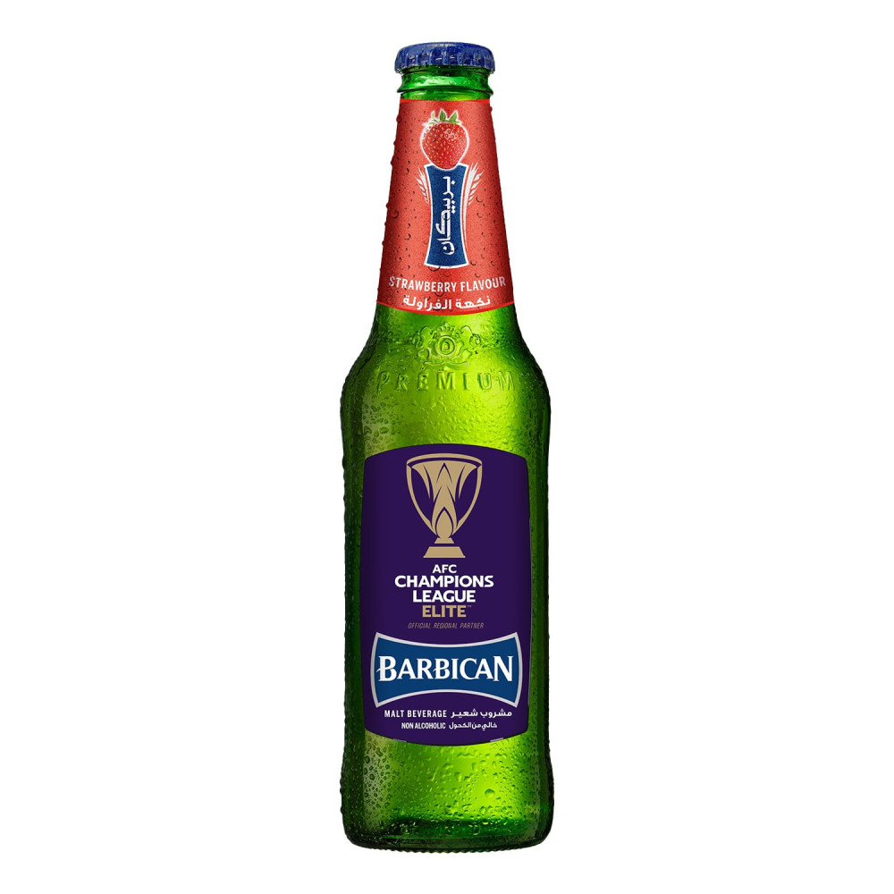 Barbican Strawberry Malt Drink Glass 330ml Pieces