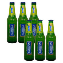 Barbican Citrus Malt Drink 330ml Glass 6 Pieces