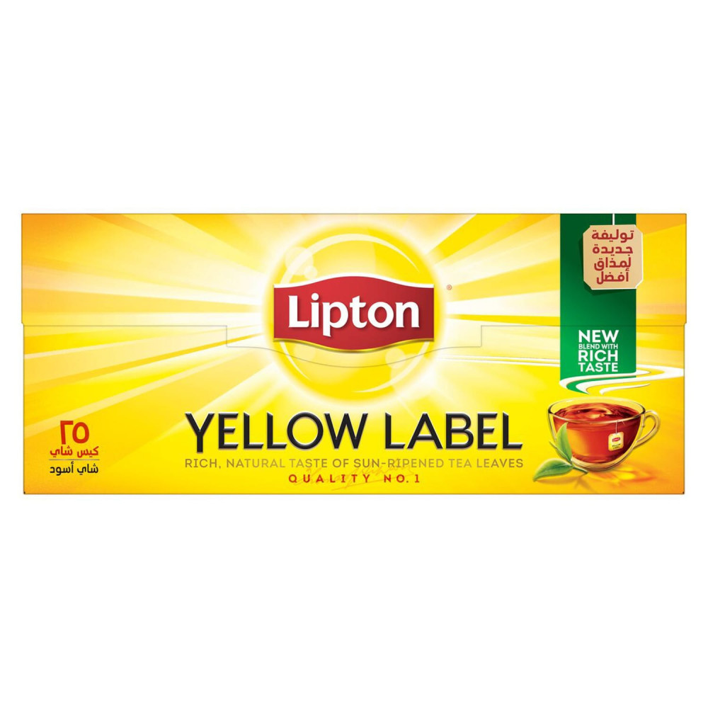 Lipton Yellow Indian Tea, 25 bags