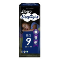 Libero Sleep Tight Pant Diapers Νο 9 (22-37Kg), 10pcs