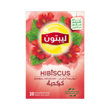 Lipton Hibiscus Herbal Infusion 20 Tea Bags