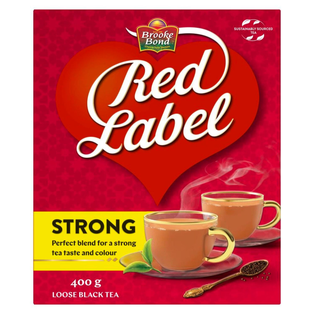 Brooke Bond Red Label Black Tea Powder 400gm