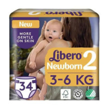 Libero Baby Diaper 2 Size 34pc