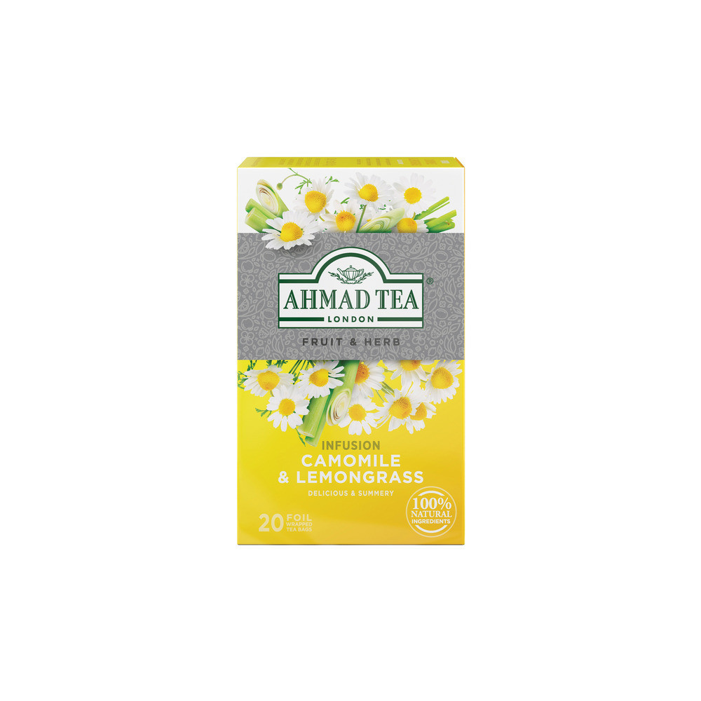Ahmed Tea Chamomile and Lemon Grass 20 Envelopes