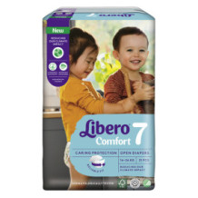 Libero Comfort Size 7 Diapers, Pack of 21 pieces