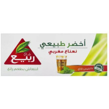 شاي ربيع الأخضر بالنعناع المغربي ١ ٨ غرام ٢٥ كيس ا