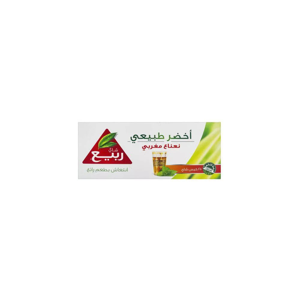 Rabee' Green Tea with Moroccan Mint 1.8 g 25 bags