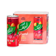 Almarai Ice Tea Leaf Peach & Hibiscus 6 240ml