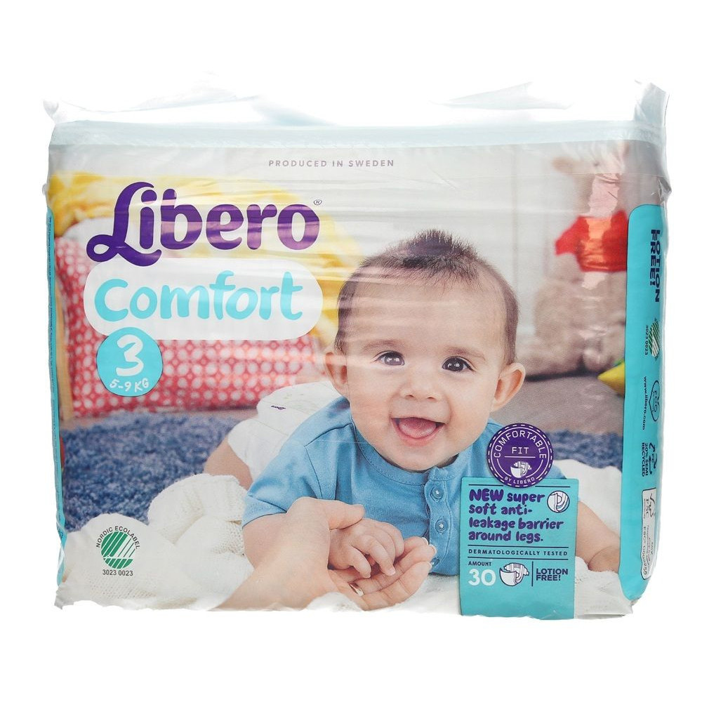 Free comfort 3 - 30 diapers 5 - 9 kg