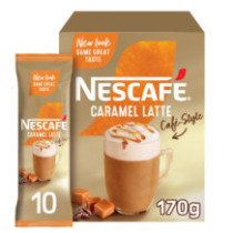 NESCAFE CARAMEL LATTE COFFEE 17GX10