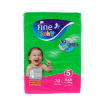 Fine Baby Diaper Super Dry Maxi 70 Diaper no.5