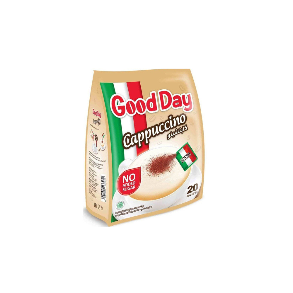 Good Day Cappuccino (No Sugar) Instant Coffee Mix, 20x13G