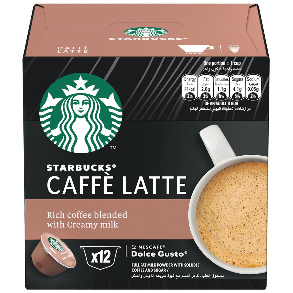 Nescafe Cafe Latte Capsules 121.2g Starbucks