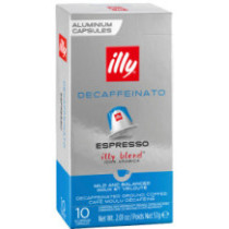 Illy 10ct Decaf Coffee Capsules 5.7G