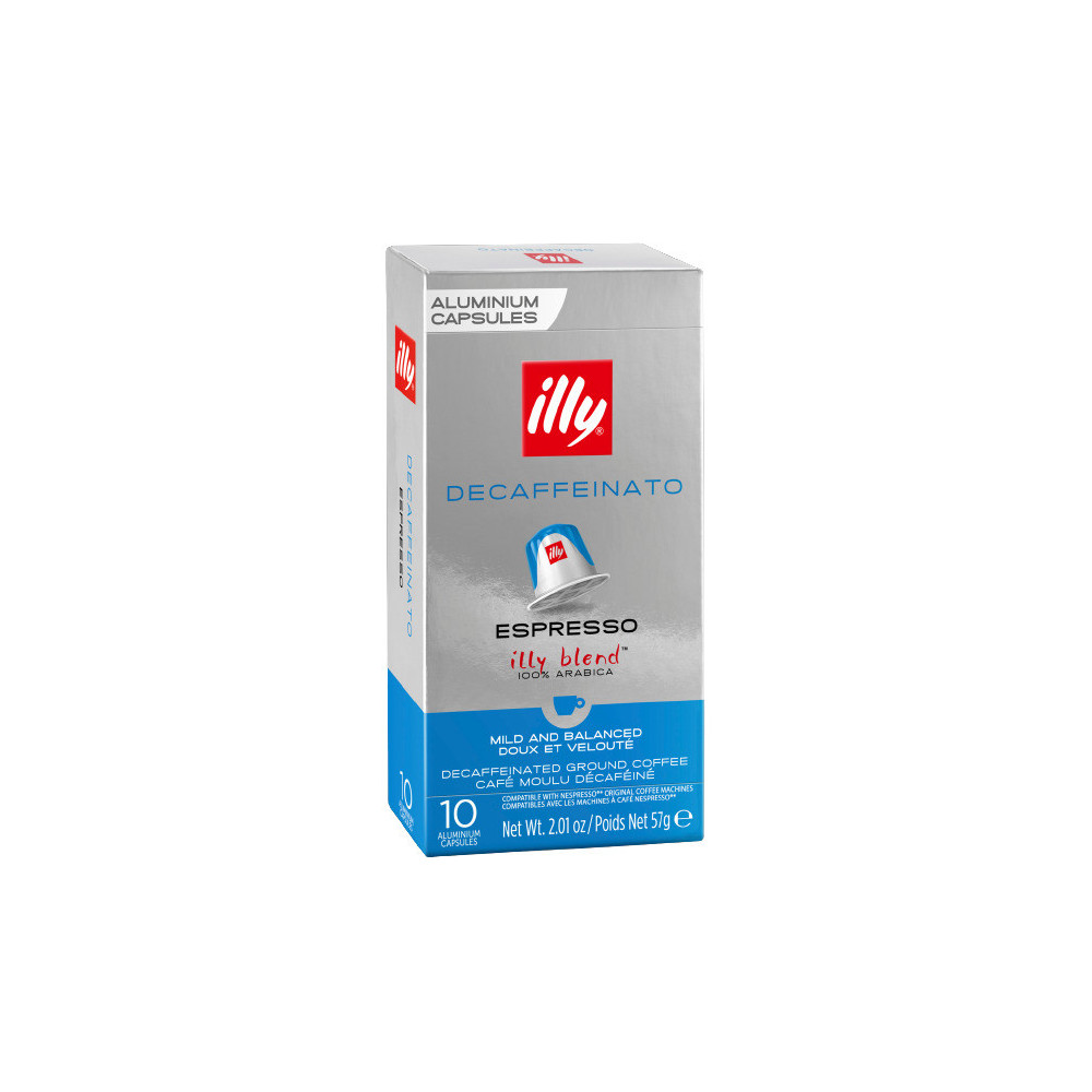 Illy 10ct Decaf Coffee Capsules 5.7G