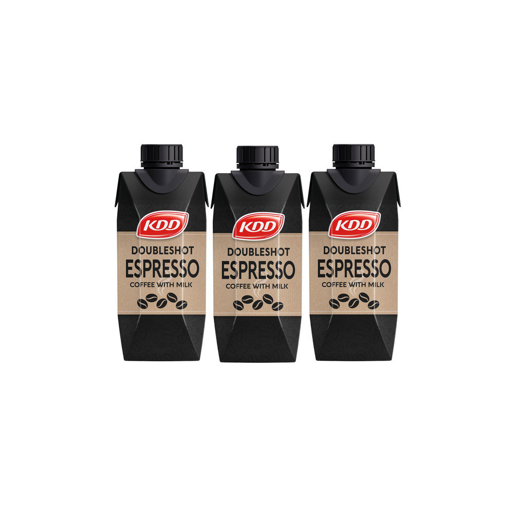 KDD Espresso Double Shot 250 ml 3 pieces