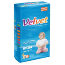 Velvet Maxi Plus 12-25 Kg No. 5 (54 Diapers)