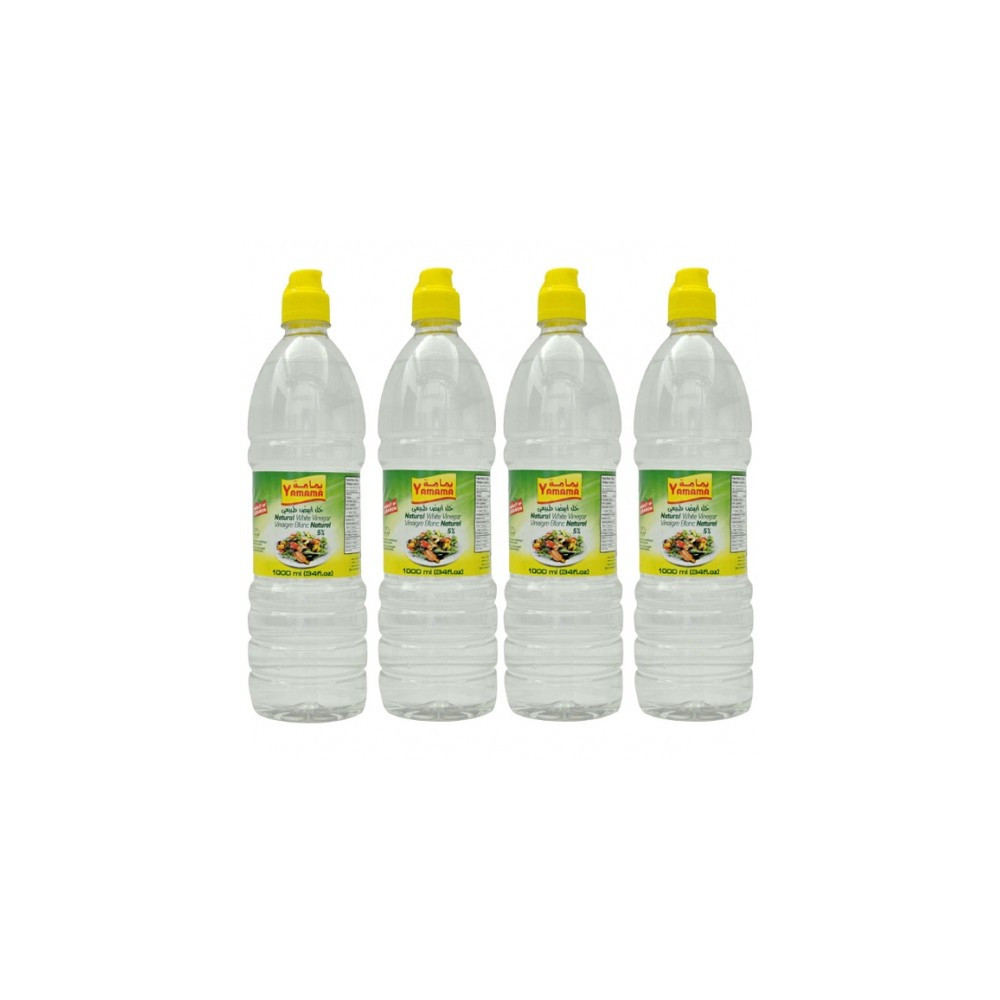 Yamama White Vinegar 1 Liter 4 Pieces