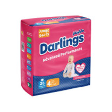 Darlings Advanced Size 4 Maxi (7-16kg) - 28 Diapers Jumbo