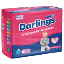 Darlings Advanced Size 6 Extra Maxi Plus (18-30kg)