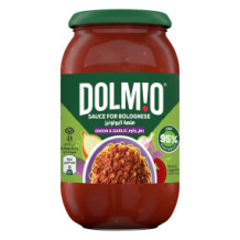 Dolmio Tomato Sauce For Bolognese Onion And Garlic 450 Gm