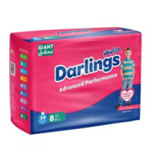 Darlings Giant Baby Diapers (38 Diapers) 35+kg No. 8