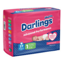 Darlings Baby Diapers (27 Diapers) Family 5-2 Kg No.1