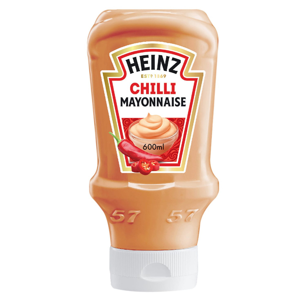 Heinz Mayonnaise Chilli Top Down Squeezy Bottle 600 ml