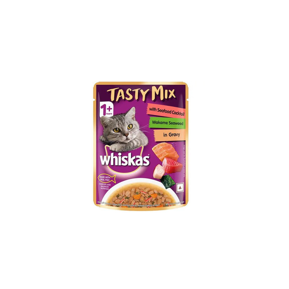 Cat Food Wiskas Testy Marine Assortment 70g