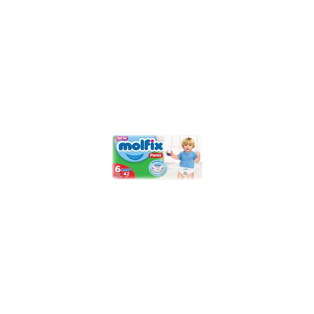 مولفيكس حفاضات أطفال 6 مقاسات 42 حفاضة