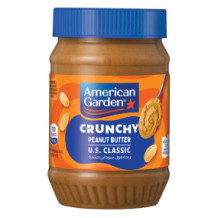 American Garden Coarse Natural Peanut Butter 454g