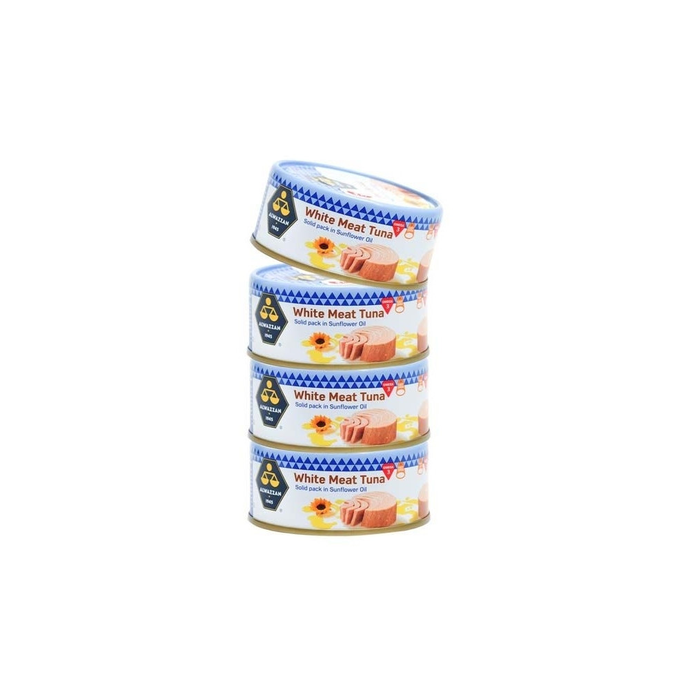 Al Wazzan Tuna Sunflower Oil 160g 4