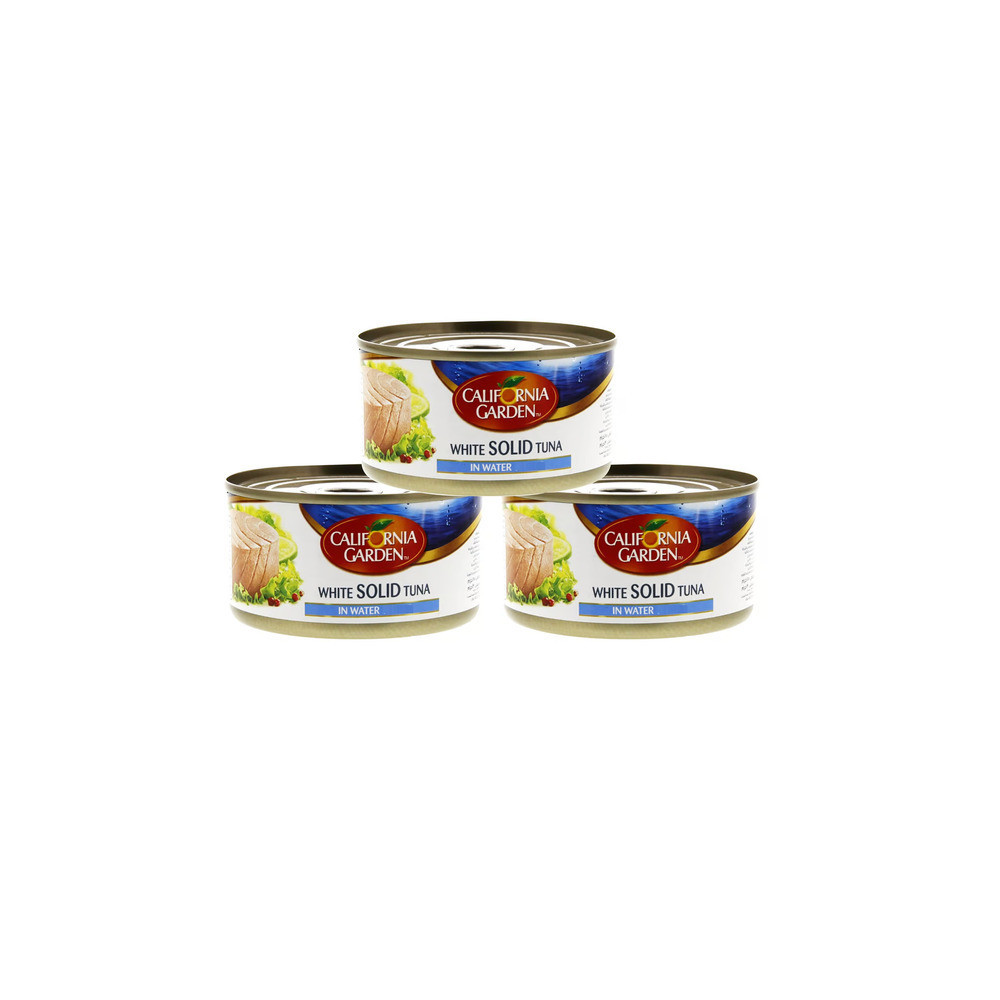 California Gardens White Tuna With Water 170g 3 Pieces