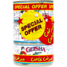 Geisha White Tuna With Oil 200g 3 Pieces