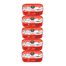 Al-Wazzan Sardines With Pepper 5 Pieces 125 gm