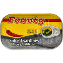 Founty Sardine spicy 125g