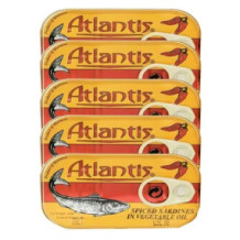 Sardines With Atlantis Oil 125 Gm 5 Pieces