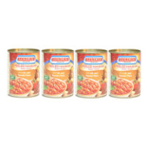 Americana Beans Peeled With Sauce 400 g 4 Pieces