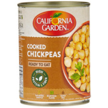 California Garden Chickpeas Beans Without Flavor No Gluten Protein 400 gm