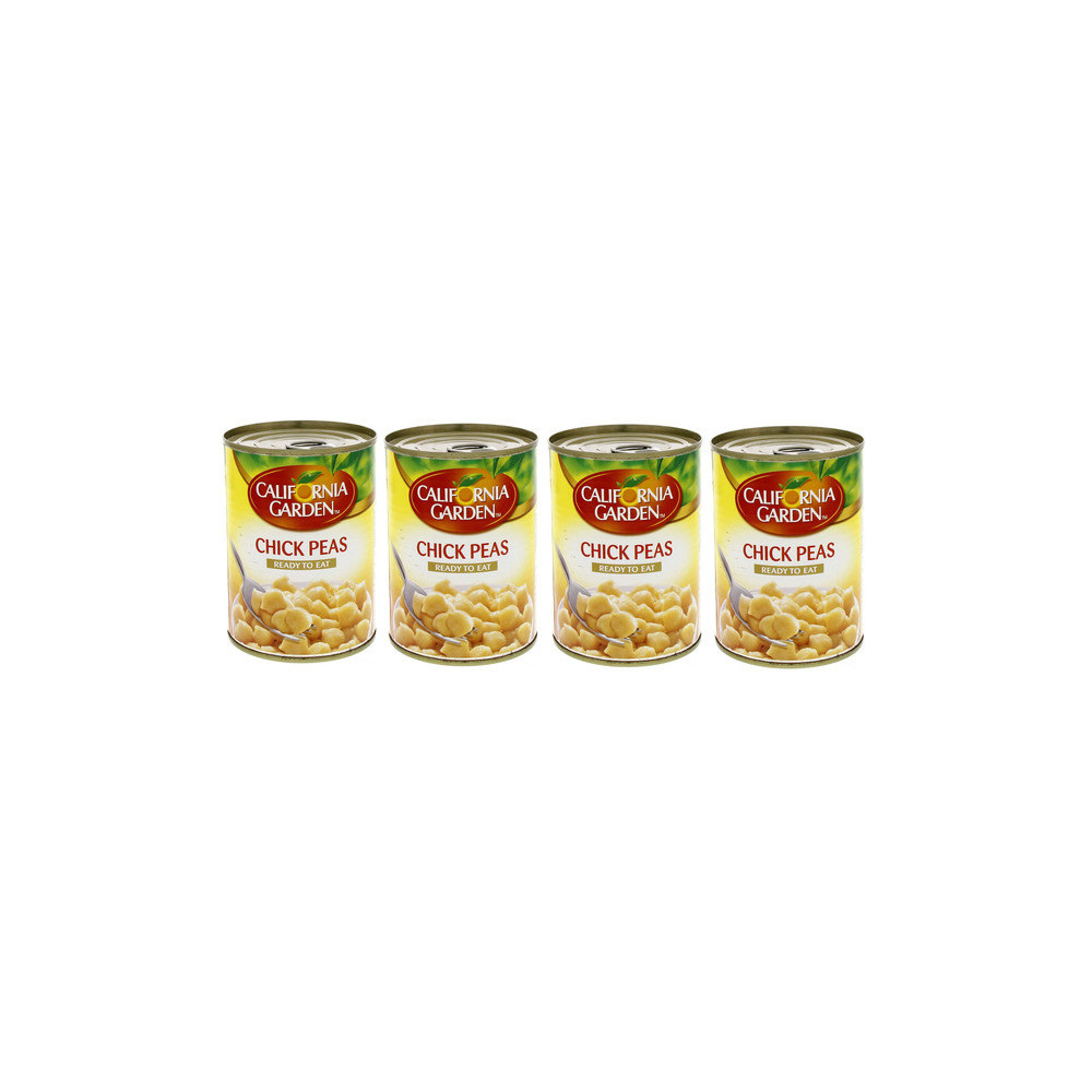 California Gardens Chickpeas Boiled Seeds 400g 4 Pieces 15 Percent Off