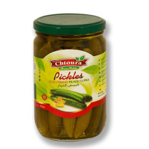 مرطبان خيار زجاجي من شتورة (٨٥٠ غرام)