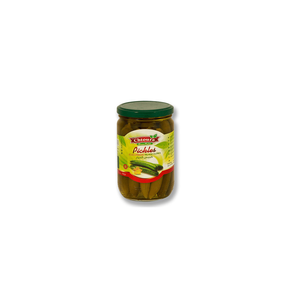 مرطبان خيار زجاجي من شتورة (٨٥٠ غرام)