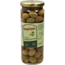 Magic taste Spanish Green Olives-Glass-465ml