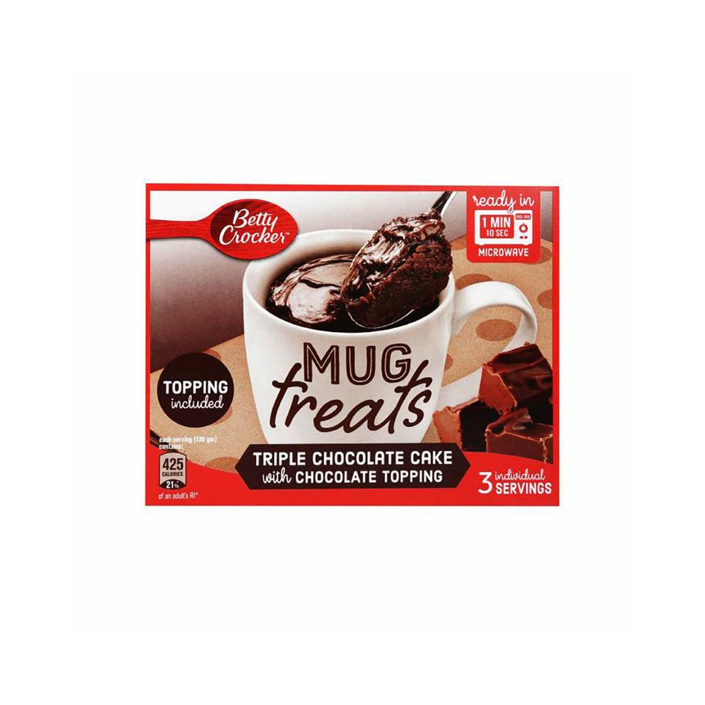 Betty Crocker Chocolate Triple Microwave Cup Candy 255gm
